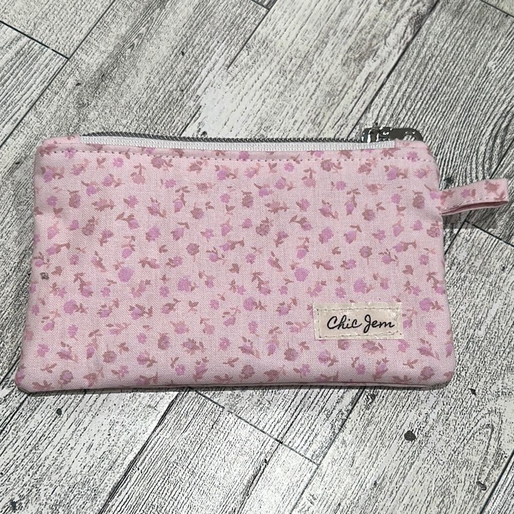 Chic Jem Pink Floral coin Pouch